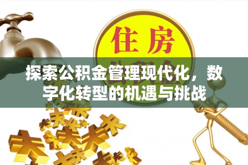 巴林右旗探索公积金管理现代化，数字化转型的机遇与挑战